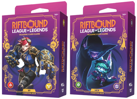League of Legends Riftbound TCG: Unleashed - Champion Decks (Set of 2)