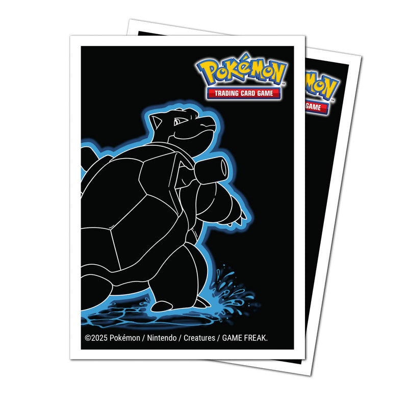 Pokemon - Neon Kanto Blastoise Sleeves - The Mythic Store | 24h Order Processing
