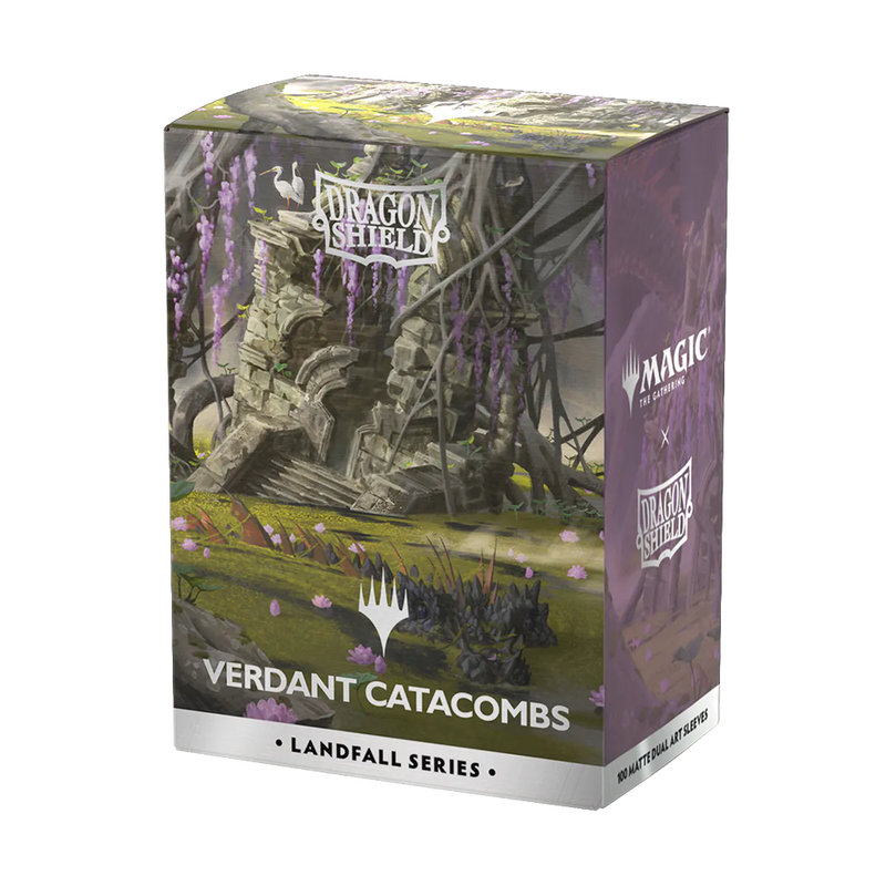 Dragon Shield Matte Dual Sleeve - Magic Landfall Series - Verdant Catacombs - The Mythic Store | 24h Order Processing