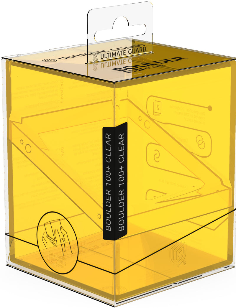 Boulder™ 100+ Transparent Deck Case - The Mythic Store | 24h Order Processing