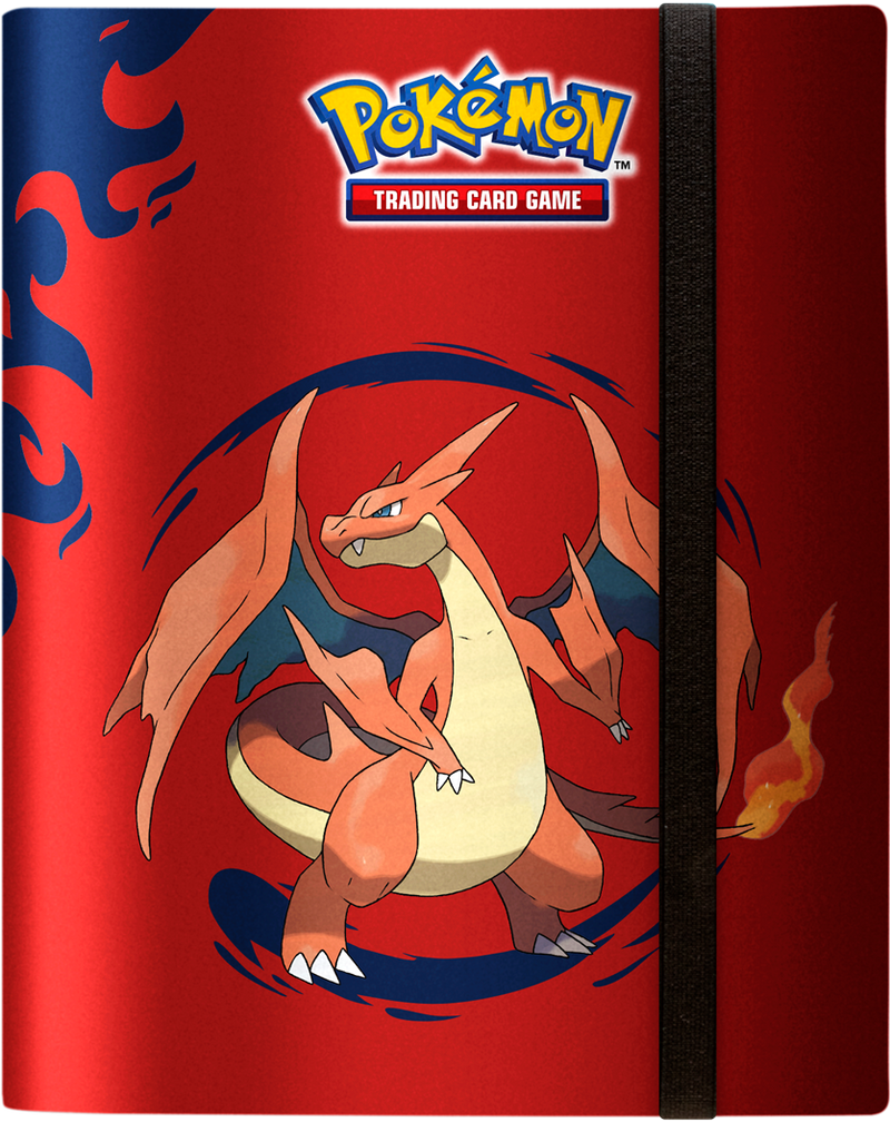 Pokemon 9-Pocket PRO Binder - Mega Charizard X & Mega Charizard Y