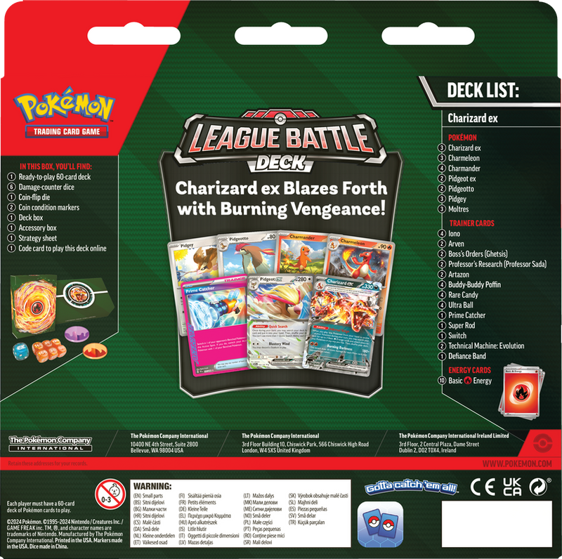 Pokemon League Battle Deck: Charizard EX - The Mythic Store | 24h Order Processing