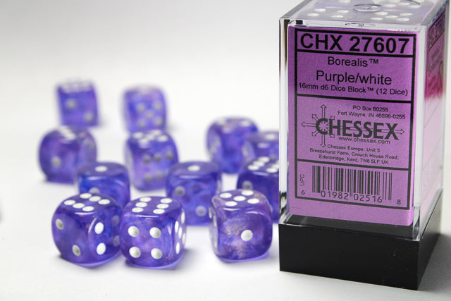 Borealis 16mm D6 (12 dice) - The Mythic Store | 24h Order Processing