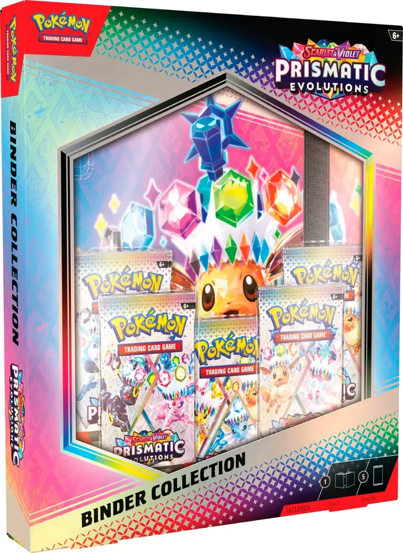 Prismatic Evolutions - Binder Collection - The Mythic Store | 24h Order Processing