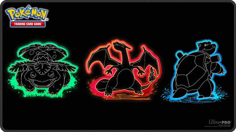 Pokemon Foil Playmat - Neon Kanto - The Mythic Store | 24h Order Processing