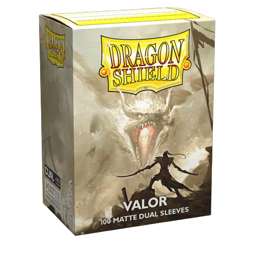 Dragon Shield Matte Dual Sleeve - Valor 100ct - The Mythic Store | 24h Order Processing