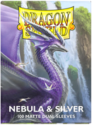 Dragon Shield Matte Dual Sleeve - Nebula and Silver - The Mythic Store | 24h Order Processing