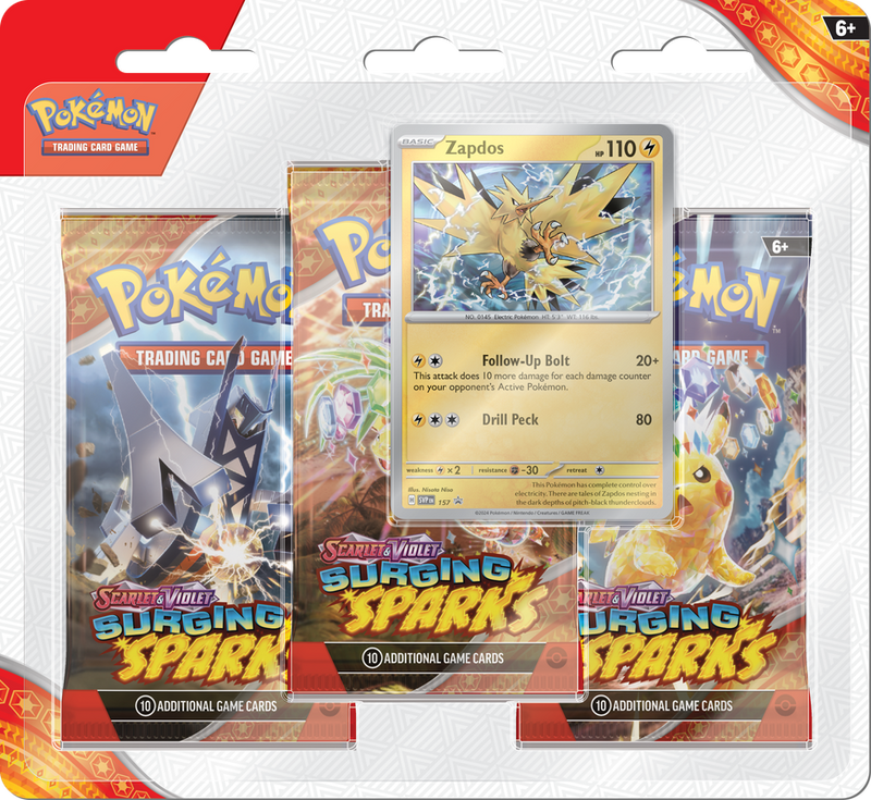 Surging Sparks - 3-Pack Blister - The Mythic Store | 24h Order Processing