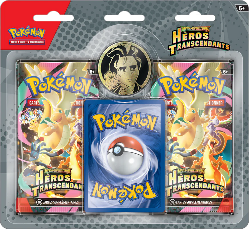 Méga Évolution Héros Transcendants - 2-pack Blister (FR) - The Mythic Store | 24h Order Processing
