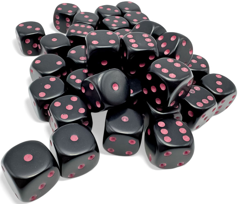 Opaque 12mm D6 (36 dice) - The Mythic Store | 24h Order Processing
