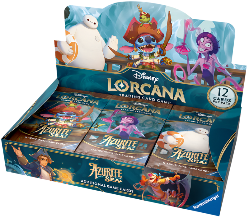 Disney Lorcana: Azurite Sea - Booster Box - The Mythic Store | 24h Order Processing