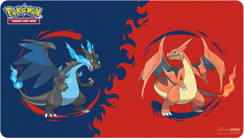 Pokemon Playmat - Mega Charizard X & Mega Charizard Y
