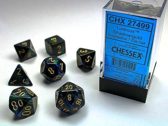 Lustrous 7-Die Set - The Mythic Store | 24h Order Processing