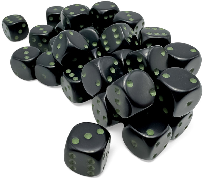 Opaque 12mm D6 (36 dice) - The Mythic Store | 24h Order Processing