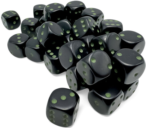 Opaque 12mm D6 (36 dice) - The Mythic Store | 24h Order Processing