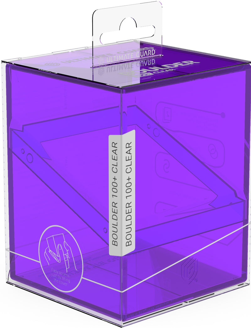 Boulder™ 100+ Transparent Deck Case - The Mythic Store | 24h Order Processing