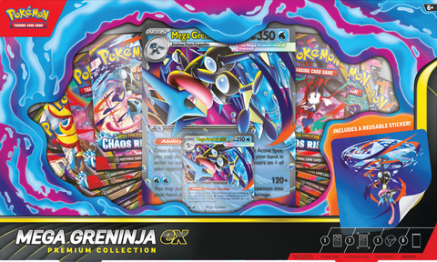 Pokemon Mega Greninja EX Premium Collection - The Mythic Store | 24h Order Processing