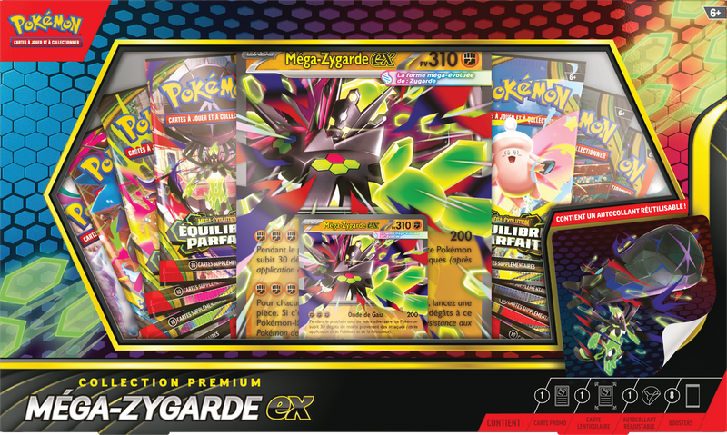 Pokémon Méga-Zygarde EX Collection Premium (FR) - The Mythic Store | 24h Order Processing