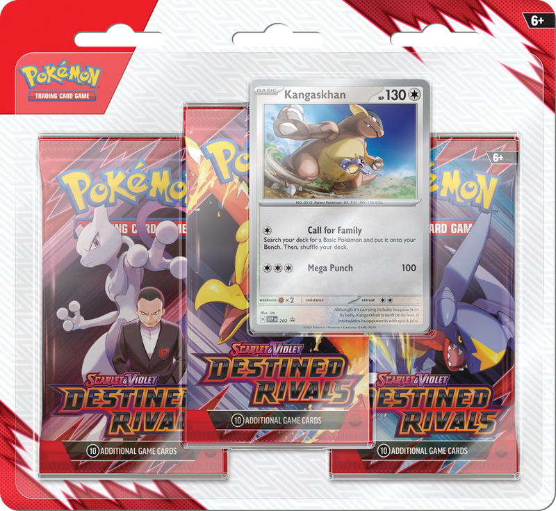 Pokemon Destined Rivals - 3-Pack Blister - The Mythic Store | 24h Order Processing