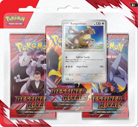 Pokemon Destined Rivals - 3-Pack Blister - The Mythic Store | 24h Order Processing
