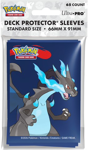 Pokemon Sleeves - Mega Charizard X - The Mythic Store | 24h Order Processing