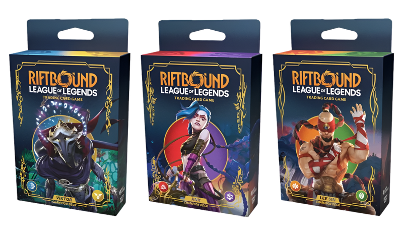 League of Legends Riftbound TCG: Origins - Champion Decks (Set of 3) - The Mythic Store | 24h Order Processing