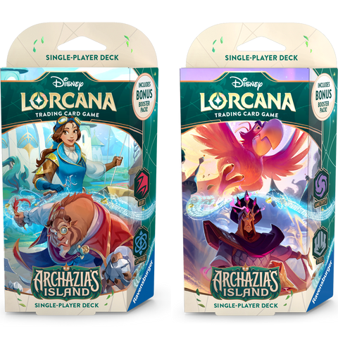 Disney Lorcana: Archazia's Island - Starter Decks (Set of 2) - The Mythic Store | 24h Order Processing