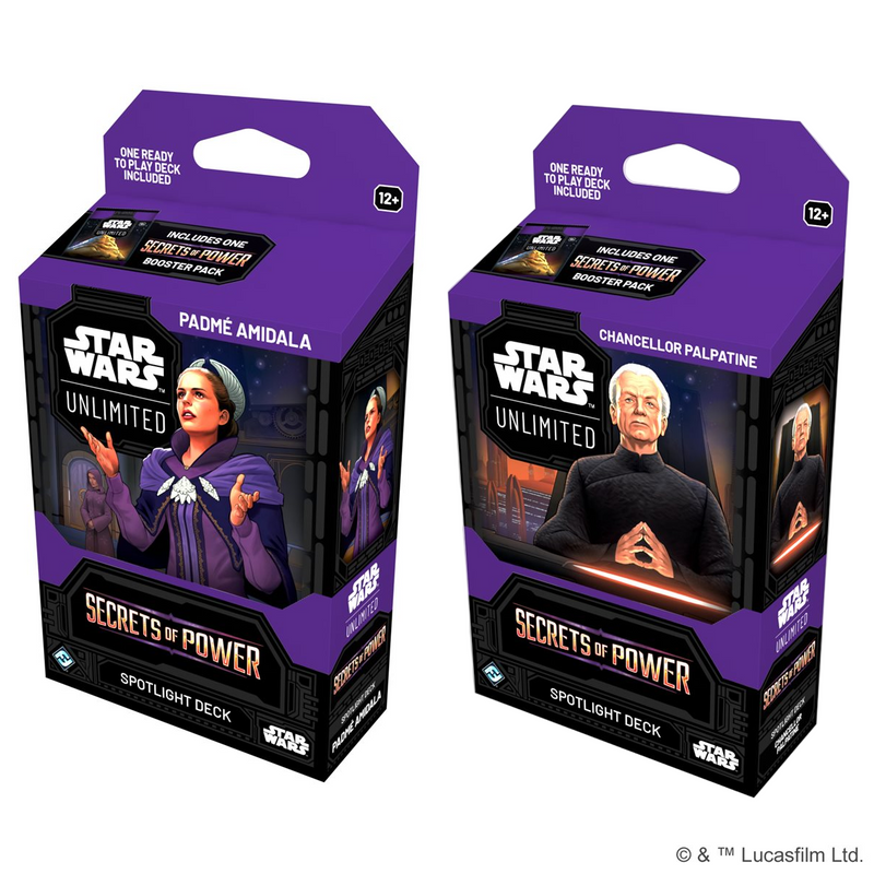 Star Wars Unlimited: Secrets of Power - Spotlight Deck (Set of 2) - The Mythic Store | 24h Order Processing