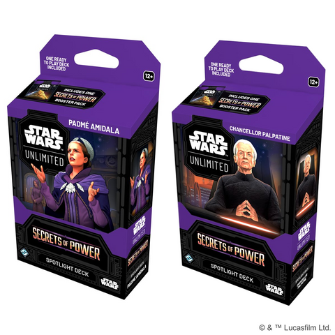 Star Wars Unlimited: Secrets of Power - Spotlight Deck (Set of 2) - The Mythic Store | 24h Order Processing