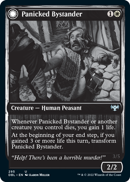 Panicked Bystander // Cackling Culprit [Innistrad: Double Feature] - The Mythic Store | 24h Order Processing