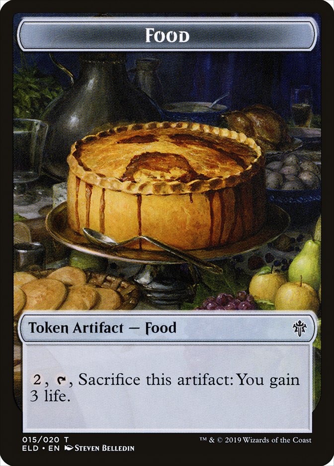 Boar // Food (15) Double-Sided Token [Throne of Eldraine Tokens] - The Mythic Store | 24h Order Processing
