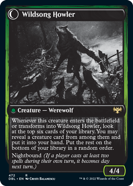 Howlpack Piper // Wildsong Howler [Innistrad: Double Feature] - The Mythic Store | 24h Order Processing