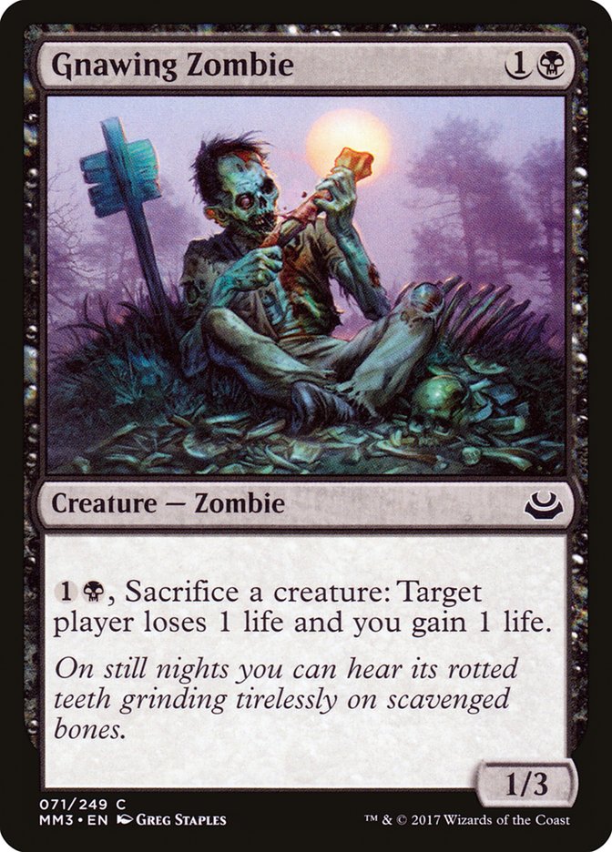 Gnawing Zombie [Modern Masters 2017] - The Mythic Store | 24h Order Processing