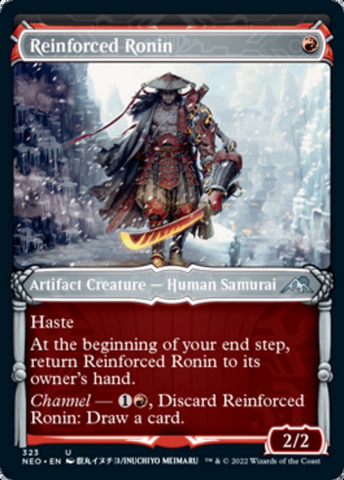 Reinforced Ronin (Showcase Samurai) [Kamigawa: Neon Dynasty] - The Mythic Store | 24h Order Processing