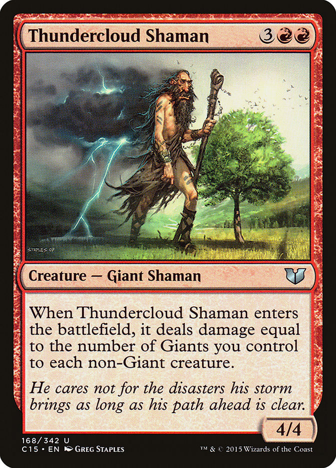 Thundercloud Shaman [Commander 2015] - The Mythic Store | 24h Order Processing