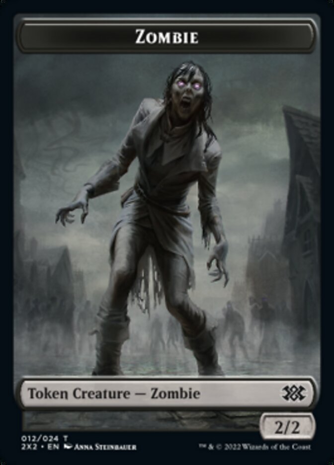 Zombie // Soldier Double-Sided Token [Double Masters 2022 Tokens] - The Mythic Store | 24h Order Processing