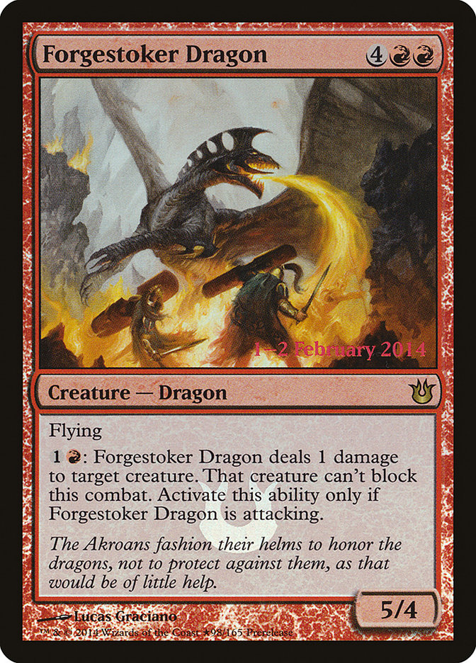 Forgestoker Dragon [Born of the Gods Prerelease Promos] - The Mythic Store | 24h Order Processing