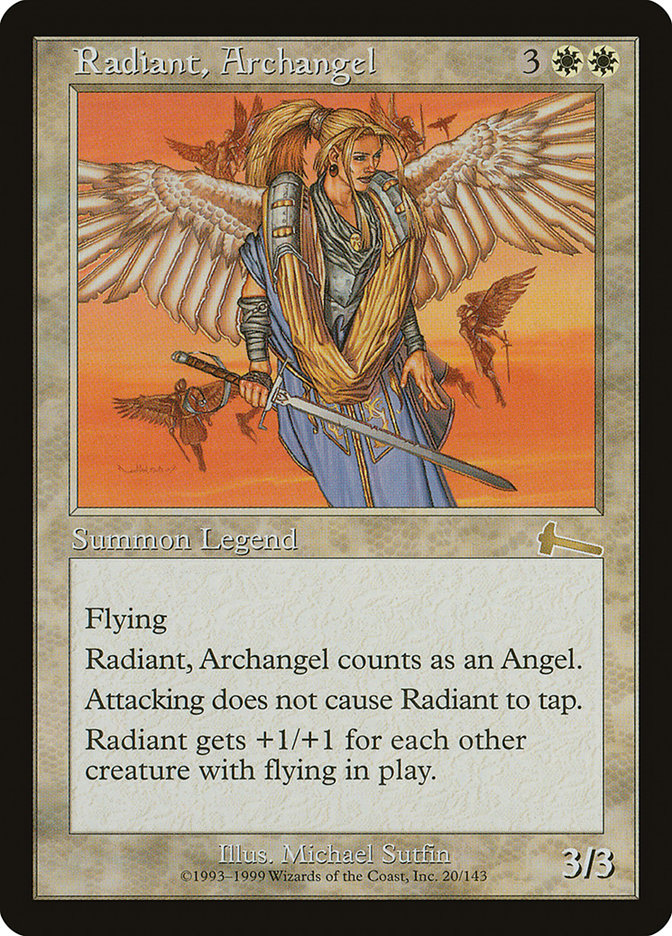 Radiant, Archangel [Urza's Legacy] - The Mythic Store | 24h Order Processing