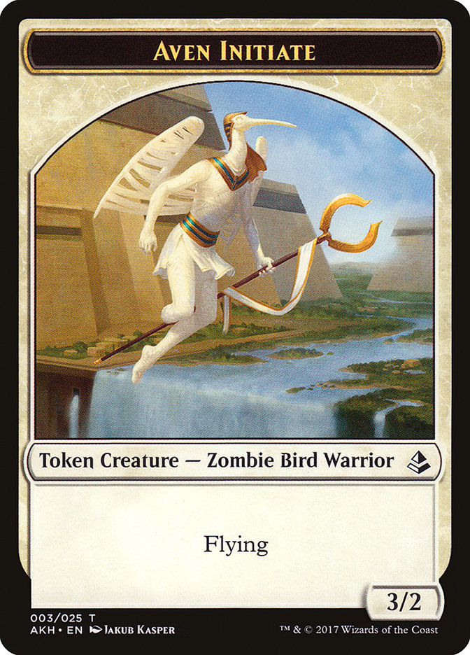 Aven Initiate Token [Amonkhet Tokens] - The Mythic Store | 24h Order Processing