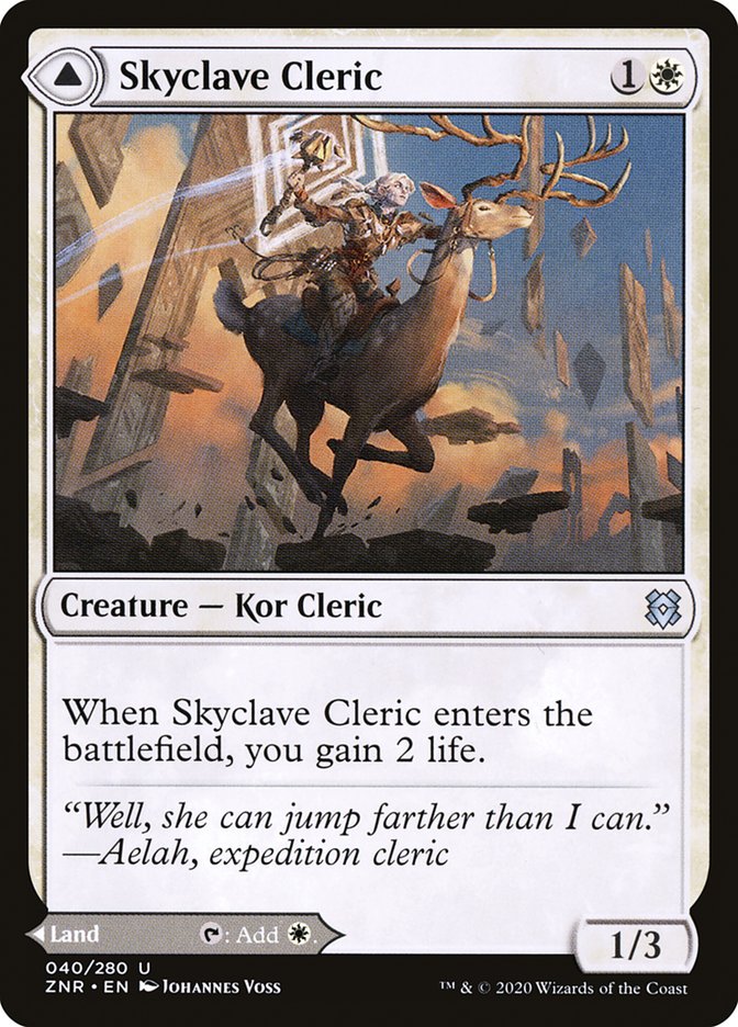 Skyclave Cleric // Skyclave Basilica [Zendikar Rising] - The Mythic Store | 24h Order Processing