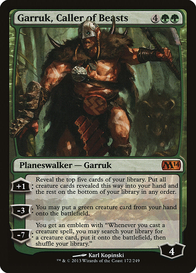 Garruk, Caller of Beasts [Magic 2014] - The Mythic Store | 24h Order Processing