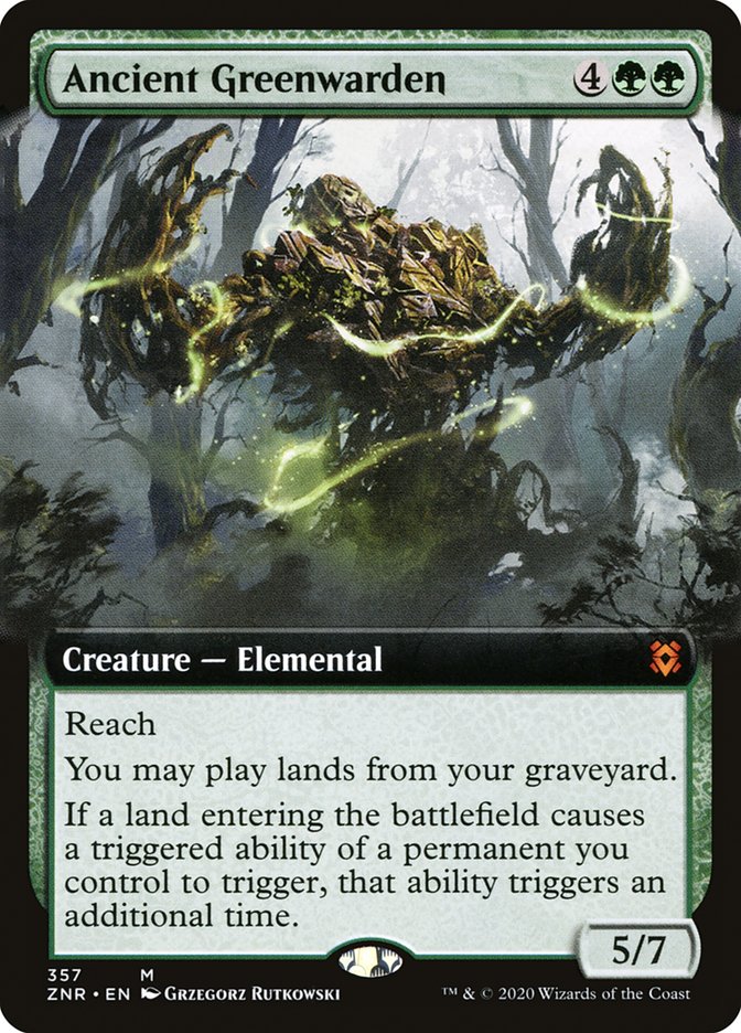 Ancient Greenwarden (Extended Art) [Zendikar Rising] - The Mythic Store | 24h Order Processing