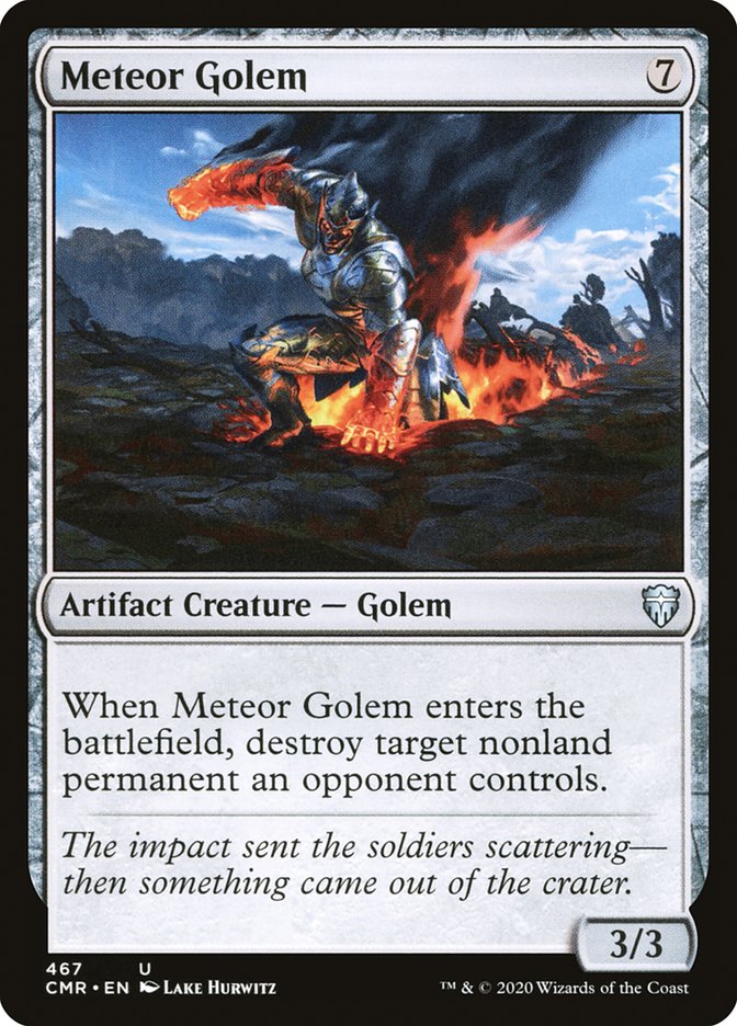 Meteor Golem (467) [Commander Legends] - The Mythic Store | 24h Order Processing