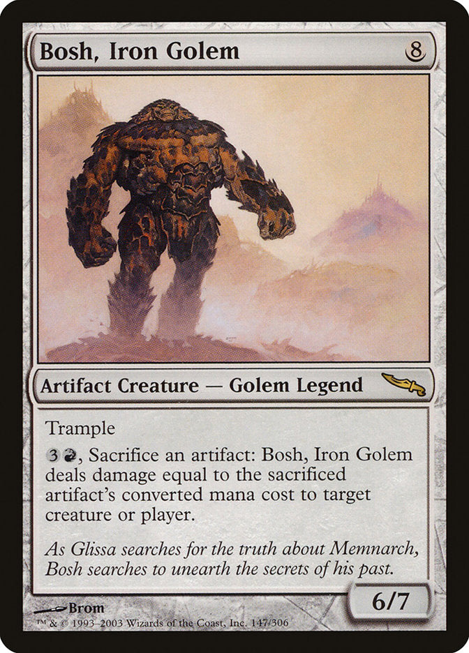 Bosh, Iron Golem [Mirrodin] - The Mythic Store | 24h Order Processing