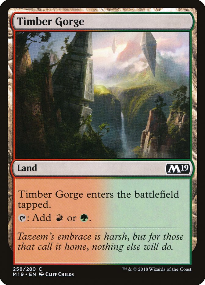 Timber Gorge [Core Set 2019] - The Mythic Store | 24h Order Processing