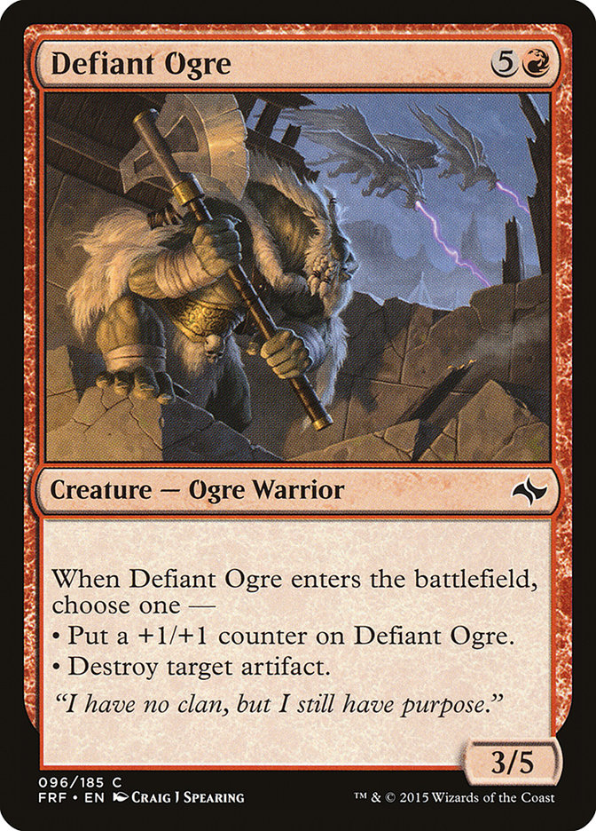Defiant Ogre [Fate Reforged] - The Mythic Store | 24h Order Processing