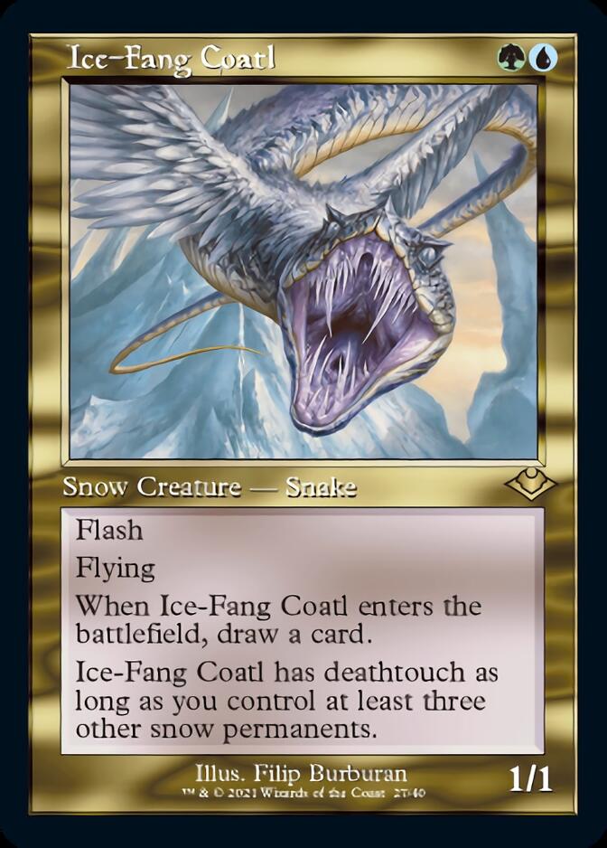 Ice-Fang Coatl (Retro) [Modern Horizons 2] - The Mythic Store | 24h Order Processing