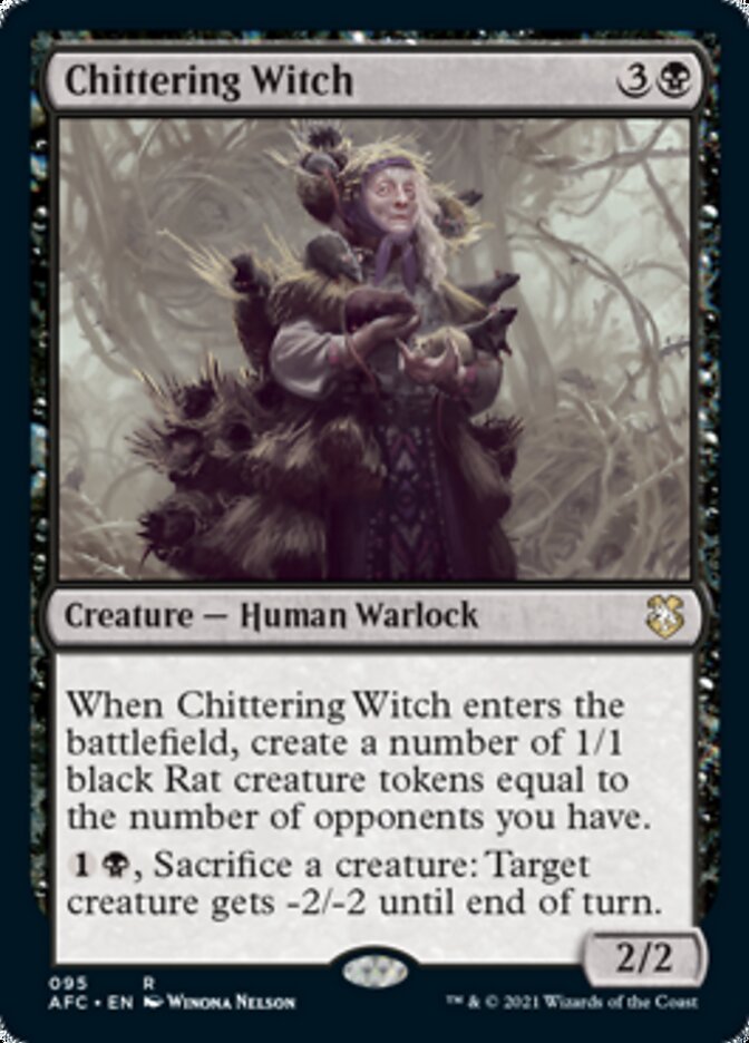 Chittering Witch [Dungeons & Dragons: Adventures in the Forgotten Realms Commander] - The Mythic Store | 24h Order Processing