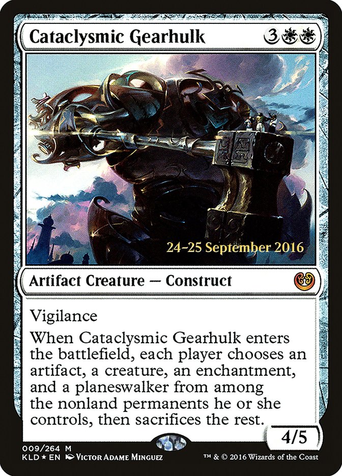Cataclysmic Gearhulk [Kaladesh Prerelease Promos] - The Mythic Store | 24h Order Processing