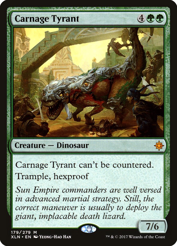 Carnage Tyrant [Ixalan] - The Mythic Store | 24h Order Processing